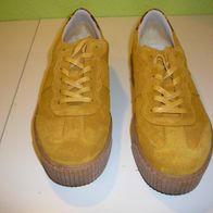 Wildleder-Sneaker curryfarben Tamaris