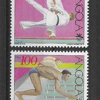 057) Angola 1991 Olympia Mi. Nr. 859/62 postfrisch
