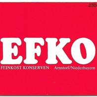 Telefonkarte K 314 von 1993 , EFKO Feinkost , leer