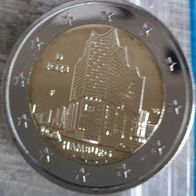 2 Euro BRD 2023 Gedenkmünze Elbphilharmonie F Deutschland bankfrisch Elfi