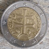 2 Euro Slowakei 2025 aus Umlauf siehe Bild Slovensko Kursmünze