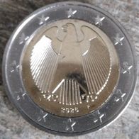 2 Euro BRD 2026 Adler F vorzüglich aus Umlauf Deutschland vz Bundesadler