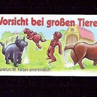 Ü - Ei Beipackzettel Vorsicht bei großen Tieren 619 108