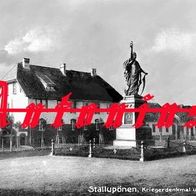 Stallupönen - (O-Pr.) - Kriegerdenkmal !!!