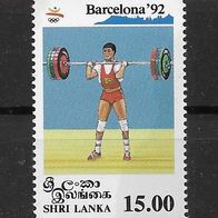 068) Sir Lanka 1992 Olympia Mi. Nr. 1004 postfrisch