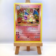 Charizard Glurak Base Set Pokemon Karte - Proxy/Replika Karte - Kein Original