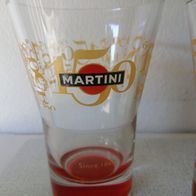 Martini Gläser 150 Jahre Martini rot 2 Stück