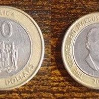 Münze Jamaica: 20 Dollar 2001