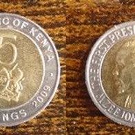 Münze Kenia: 5 Shilling 2009