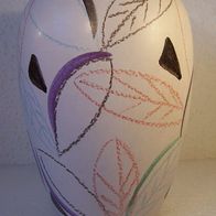Handbemalte Keramik Vase 70er J. * **