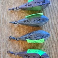 Neu! 6 Fox Horizon Swivel Lead Angelblei Blei Grundblei Karpfen G: 3 1/4oz = 92g