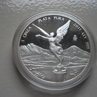 1 Onza Libertat Mexiko 2011 proof