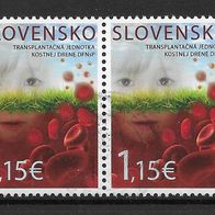 016) Slowakei 2017 Kinder Mi. Nr. ? waagr. Paar gestempelt