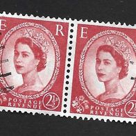 England Freimarken " Königin Elizabeth II " Michelnr. 322 o im Paar