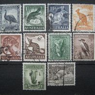 Australien Tiere Lot ab 1937 Gestempelt (W26)