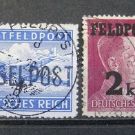 Dt. Reich Feldpost 1944 Mi, Nr,11,3 Gestempelt (W120a)