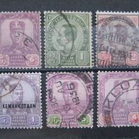 Siam Briefmarken Lot Rama V 1889-1918 Gestempelt (W124)