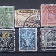 Siam Briefmarken Lot Rama V 1889-1918 Gestempelt (W126)