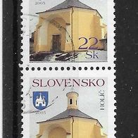 020) Slowakei 2005 Kirche Mi. Nr. 517 senkr. Paar gestempelt