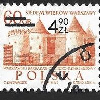Polen Briefmarke " 700 Jahre Warschau (Aufdruck) " Michelnr. 2200 o