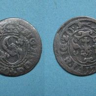 Polen, Stadt Riga Shilling 1620 Sigismund III Ag (W138ab)