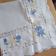Schöne Mittel-Tischdecke Küken - Ostern