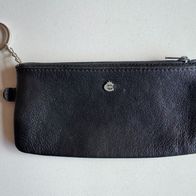 Esquire - Schlüsseletui aus Leder mit 2 Ringen - schwarz 16 cm x 8 cm
