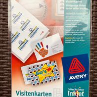 Visitenkarten Avery Software Code C2354, 5 Kartonbögen, Colour Inkjet