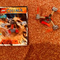 Lego Legends of Chima Limited Editíon Fire Spinner and Ramp LOC 391407, Folienpack, w