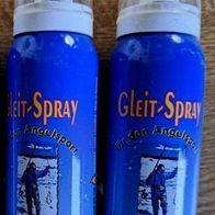 Neu! 2 x 75ml Jenzi Tribo Pflegespray Gleitspray Rolle Angel Enteiser Rutenringe