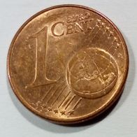 EURO BRD 2016 F 1ct (H0016) Präg. F Suttgart 0,01€ Ein-Cent zirk. Geldbörsenqualität