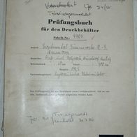 Continental Hannover 1925/86 Prüfung Reisholz Dokument Konstruktion