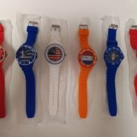 20 Armbanduhren Fussball Silikon Gummi Fanartikel Fan Uhr