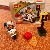 Lego Duplo 5679 Motorradpolizist, komplett, nw
