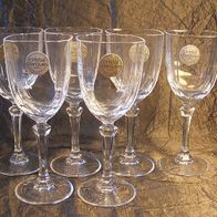 6 Cristal d´arques Wein-Gläser