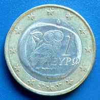 1 Euro - Griechenland - 2007