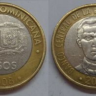 Dominikanische Republik 5 Pesos 2008 ## B13