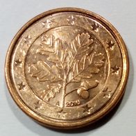 EURO BRD 2016 A 1ct (H40) Präg. A Berlin 0,01€ Ein-Cent zirk. Geldbörsenqualität