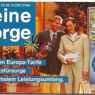 Telefonkarte O 847 von 1995 , Volksfürsorge , leer