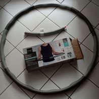 Hula Hoop Fitness Reifen ergonomisch Spirit of Colors grau