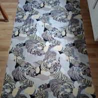 Stoff-Rest für Kleider, Blusen oder Deko, Muster: Tiger, Größe ca. 95 x 155 cm