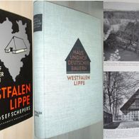 1960: Westfalen-Lippe Bauernhof deutscher Bauern - Bauernhaus Architektur Geschichte