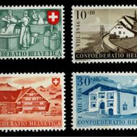 Schweiz 1946, MiNr: 471 - 474 sauber postfrisch (1)