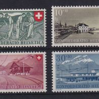 Schweiz 1947, MiNr: 480 - 483 sauber postfrisch (1)