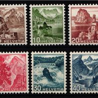 Schweiz 1948, MiNr: 500 - 505 sauber postfrisch, 55, M€ (1)