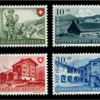 Schweiz 1948, MiNr: 508 - 511 sauber postfrisch (1)