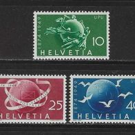 Schweiz 1949, MiNr: 522 - 524 sauber postfrisch (1)