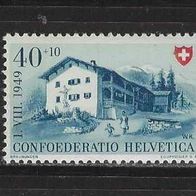 Schweiz 1949, MiNr: 528 nur der Höchstwert aus dem Satz sauber postfrisch (1)