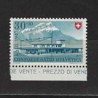 Schweiz 1947, MiNr: 483 Randstück der Höchstwert aus dem Satz sauber postfrisch (1)