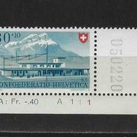 Schweiz 1947, MiNr: 483 Eckrandstück der Höchstwert aus dem Satz sauber postfrisch (2